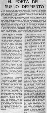 El poeta del sueño despierto