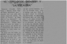 El cepillo de dientes