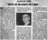 Esta es mi hora de leer".