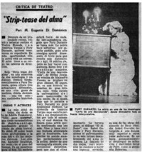 "Strip-tease del alma"