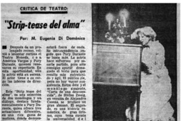 "Strip-tease del alma"