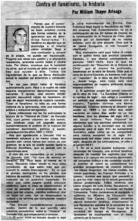 Contra el fanatismo, la historia