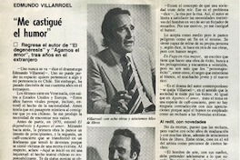 "Me castigué el humor".