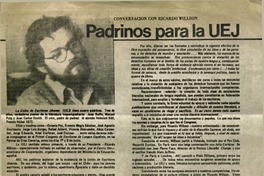 Padrinos para la UEJ : [entrevistas]