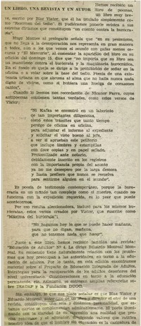 Un libro, una revista y un autor