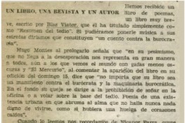 Un libro, una revista y un autor