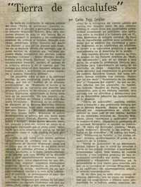 "Tierra de Alacalufes"