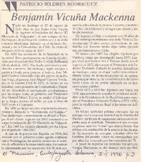 Benjamín Vicuña Mackenna