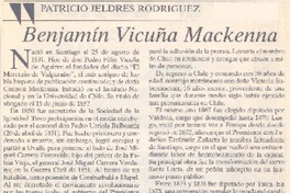 Benjamín Vicuña Mackenna