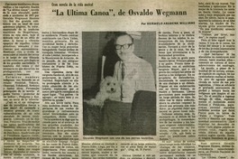 "La última canoa"
