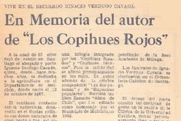 En memoria del autor de "los copihues rojos".