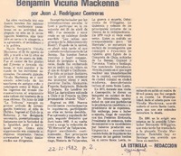 Benjamín Vicuña Mackenna