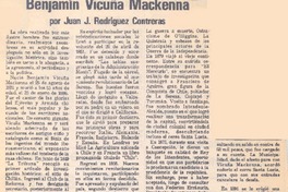 Benjamín Vicuña Mackenna
