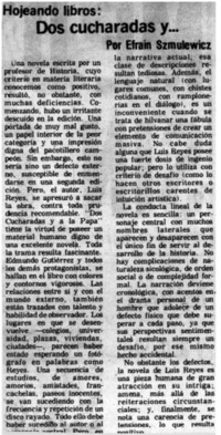 Dos cucharadas y ...