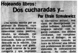 Dos cucharadas y ...