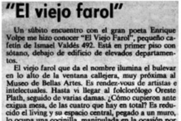 "El viejo farol"