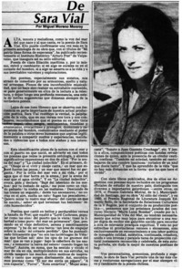 Mar de poesía de Sara Vial