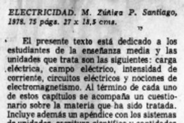Electricidad.