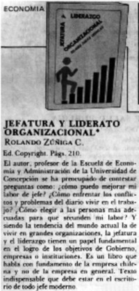 Jefatura y liderazgo organizacional.