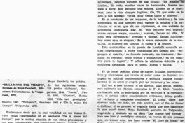 "De la mano del tiempo"