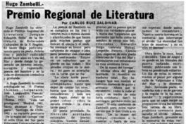 Premio regional de literatura