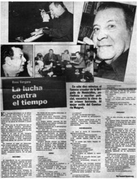 La lucha contra el tiempo