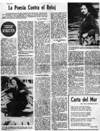 La poesía contra el reloj