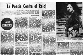 La poesía contra el reloj