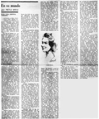 Sara Vial, poetisa porteña : [entrevistas]