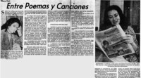 Entre poemas y canciones : [entrevistas]