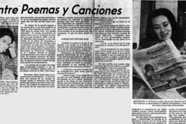 Entre poemas y canciones : [entrevistas]