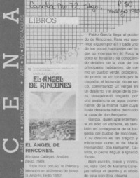 El ángel de rincones.