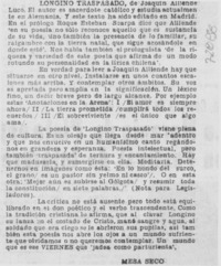 Longino traspasado