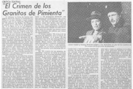 "El Crimen de los Granitos de Pimienta"