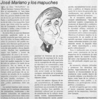 José Mariano y los mapuches