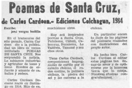 Poemas de Santa Cruz