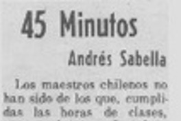 45 minutos