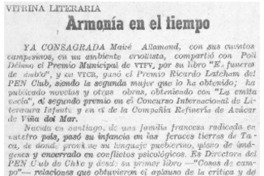 Armonía en el tiempo