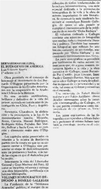 Bernardo O'Higgins.El buen genio de América.