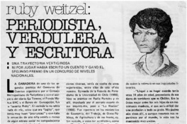 Periodista, verdulera y escritora : [entrevistas]