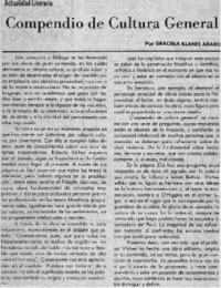 Compendio de cultura general