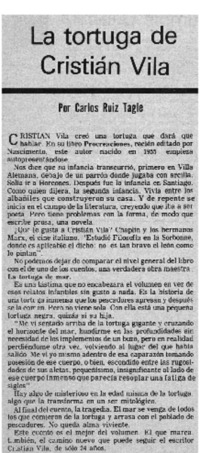 La tortuga de Cristián Vila