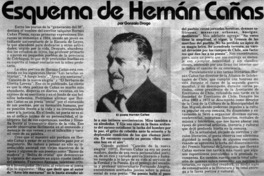 Esquema de Hernán Cañas