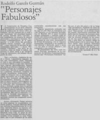 Personajes fabulosos"