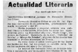 "Escritura secreta"