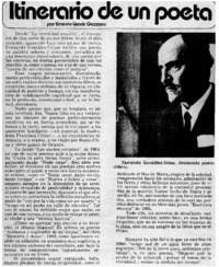Itinerario de un poeta