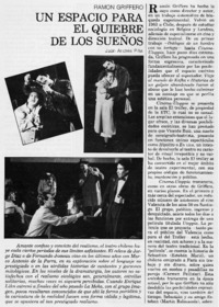 Un espacio para el quiebre de los sueños