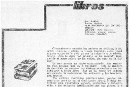 "Lo primero es un morral"