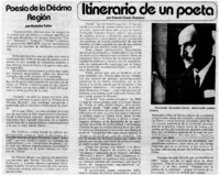 Itinerario de un poeta