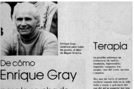 De cómo Enrique Gray pasa la prueba de agua del soneto